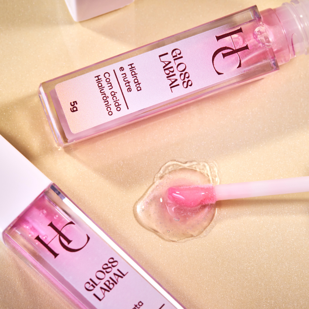 Gloss Labial Hidratante com Ácido Hialurônico