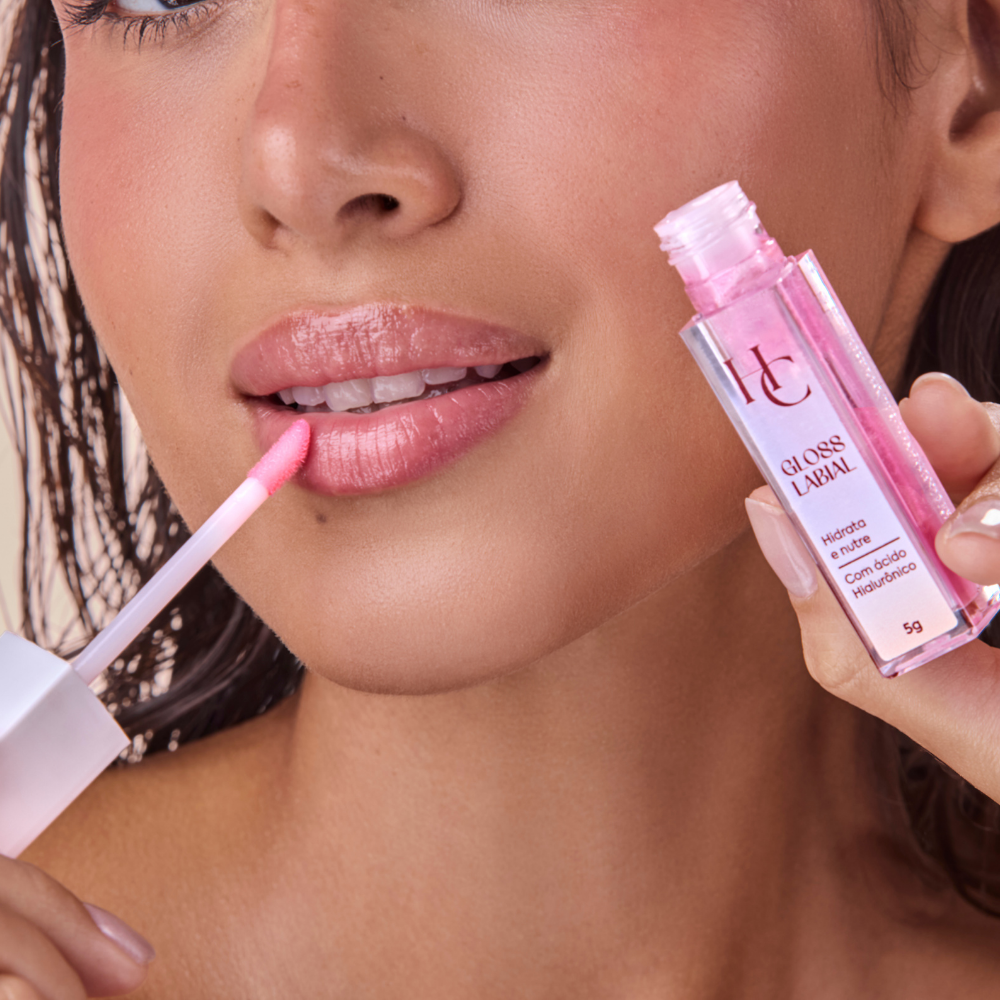 Gloss Labial Hidratante com Ácido Hialurônico