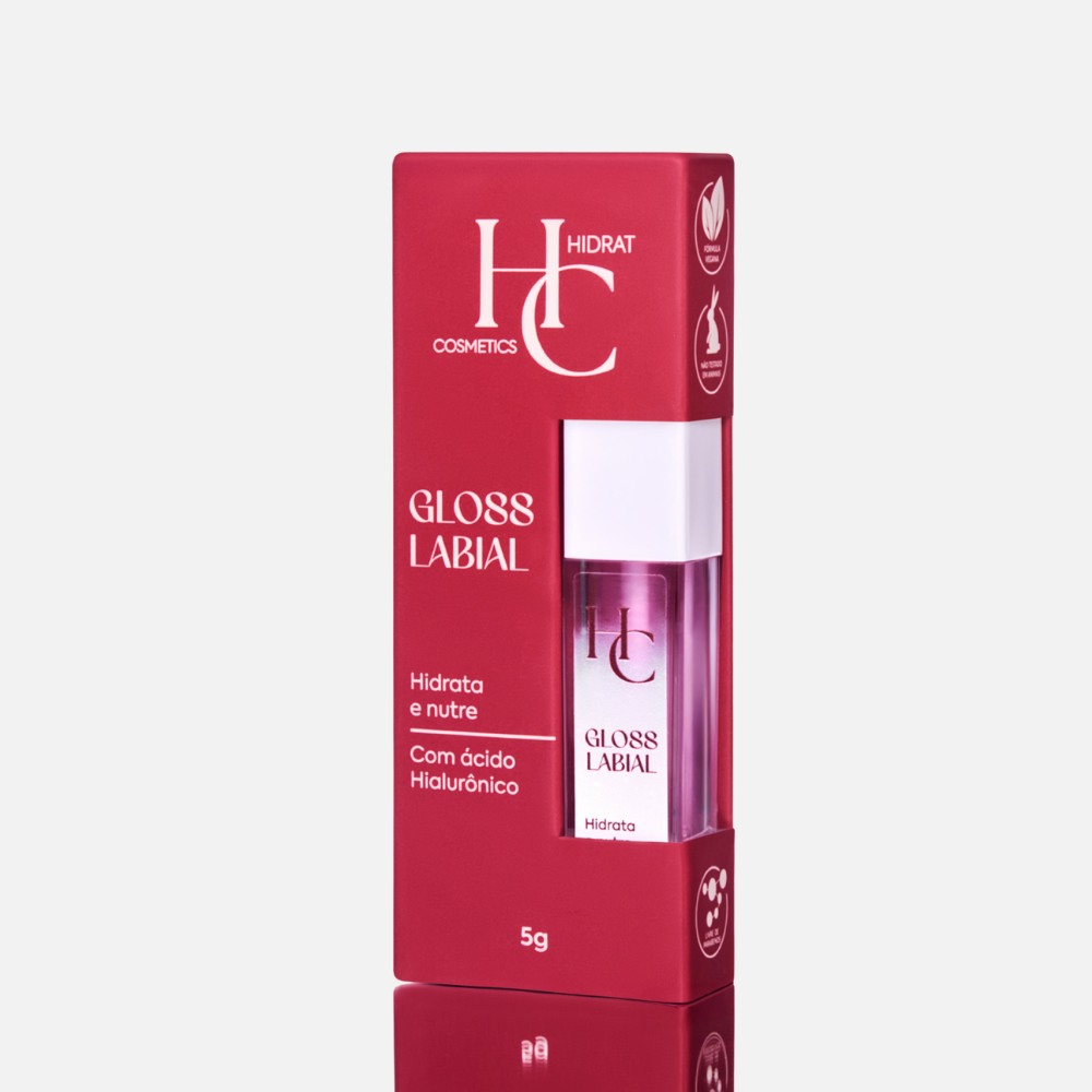 Gloss Labial Hidratante com Ácido Hialurônico