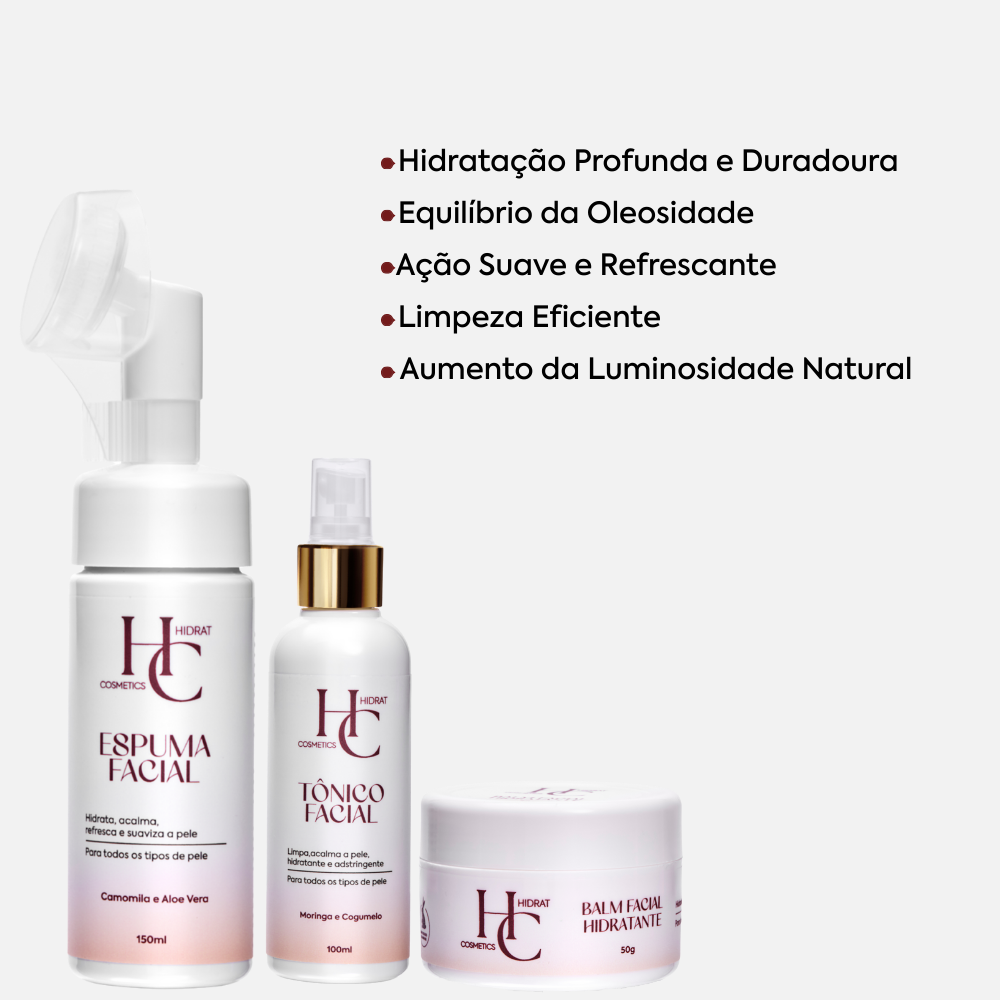 Kit Essencial Limpeza & Hidratação
