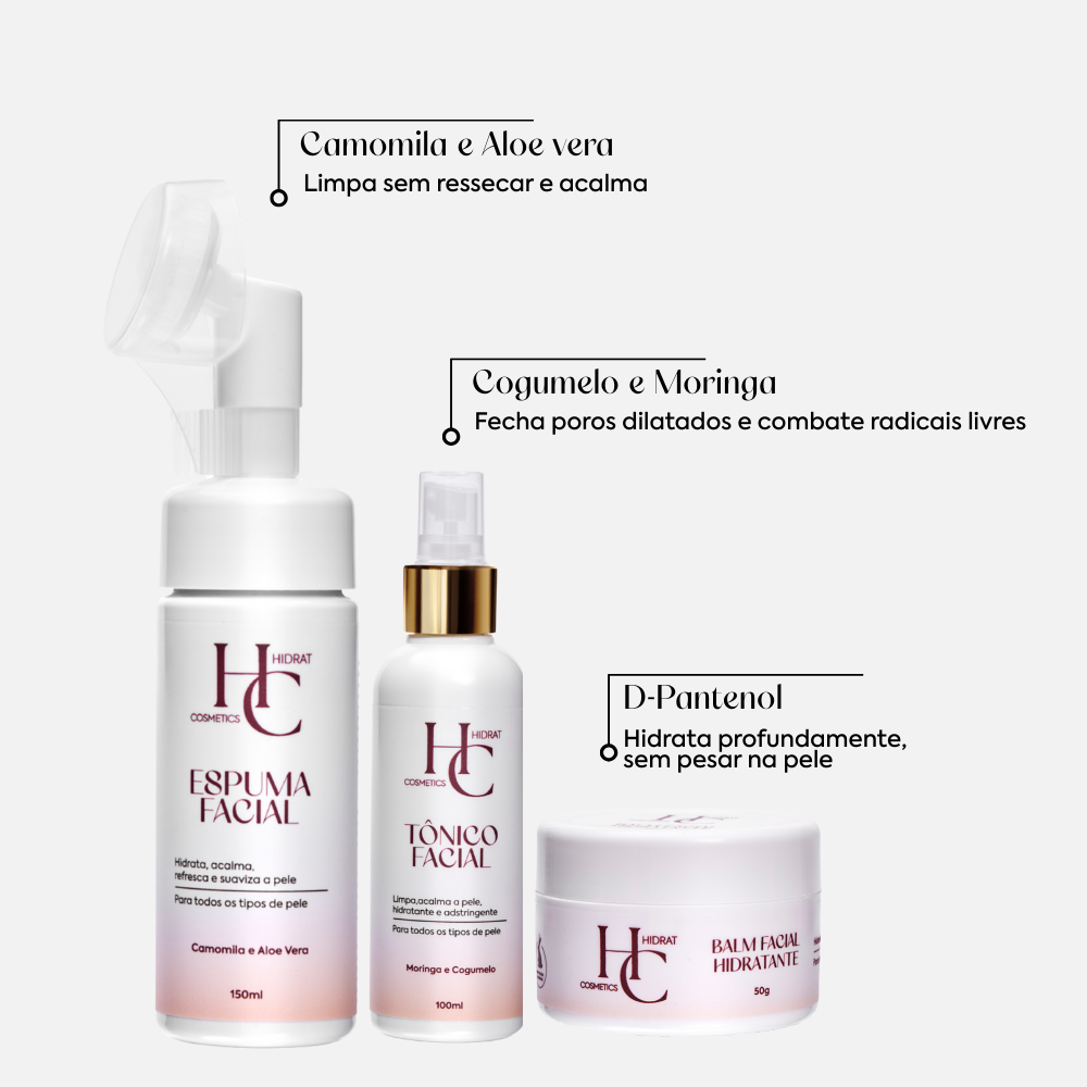 Kit Essencial Limpeza & Hidratação